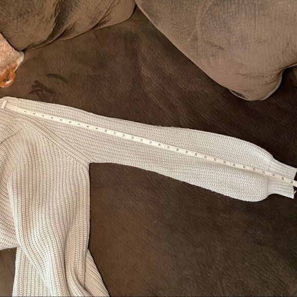 Heart & Crush Gray Cowl Neck Sweater - Picture 7 of 8